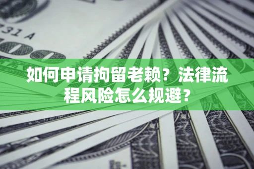 武汉如何申请拘留老赖？法律流程风险怎么规避？