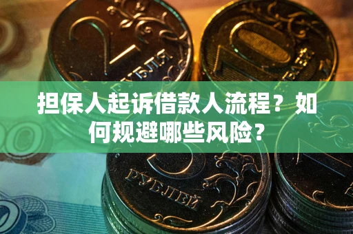 武汉担保人起诉借款人流程？如何规避哪些风险？
