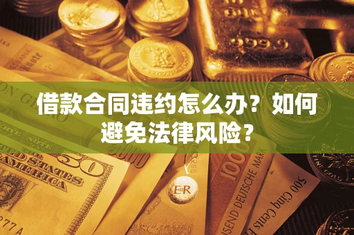 武汉借款合同违约怎么办？如何避免法律风险？