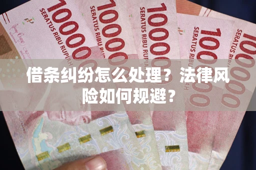 武汉借条纠纷怎么处理？法律风险如何规避？