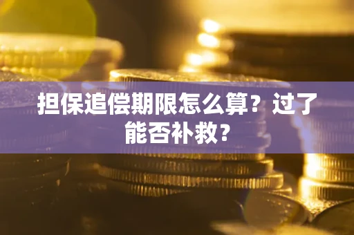 武汉担保追偿期限怎么算？过了能否补救？