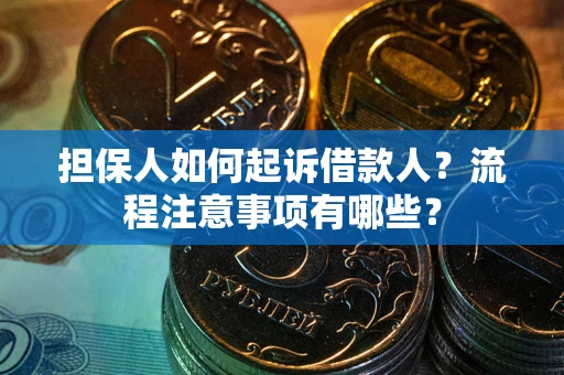 武汉担保人如何起诉借款人？流程注意事项有哪些？